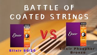 Video thumbnail for Elixir Phosphor Bronze vs Elixir 80/20 Acoustic Guitar Strings Comparison by John-Ace Llera