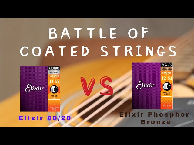 Vídeo relacionado con Elixir Cuerdas de guitarra acústica Strings de bronce en proporción 80/20 con recubrimiento POLYWEB, calibre ligero personalizado, 1 Pack, Custom Light (11-52)