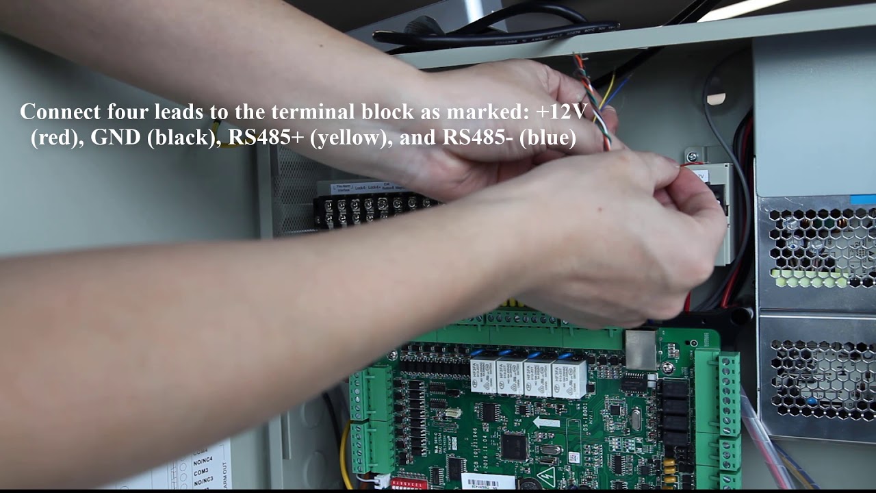 How to Connect a Reader to a DS K26 G Series Access Controller via RS 485