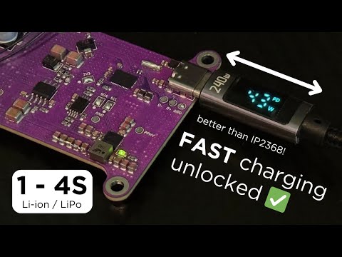 Add USB-C fast charging to any battery-powered project!