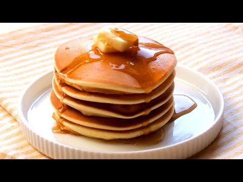 【スイーツレシピ】ふわふわパンケーキ　Fluffy Pancakes