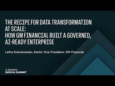 Watch: Enterprise Data Transformation: Databricks, Governance, and Adoption