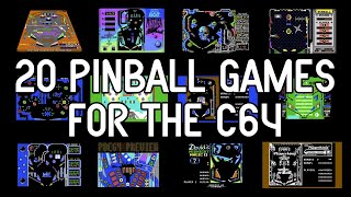 20 Pinball Games for the C64