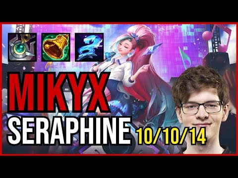 MIKYX - SERAPHINE vs. KARMA Support | EUW GRANDMASTER | PATCH 11.2 | QUADRAKILL