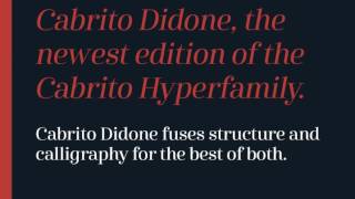 Cabrito Didone Font Download