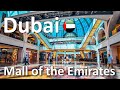 Dubai Mall Of The Emirates Walking Tour 4K