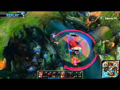 AHQ Ziv & SKT MaRin 1v1 SOLO KILL Scene ( S5 WC Quarter-final G#3 )