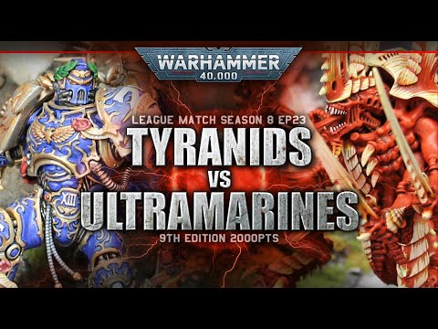 Ultramarines vs Tyranids Warhammer 40K Battle Report 9th Edition 2000pts S8:E23 BRED TO KILL!