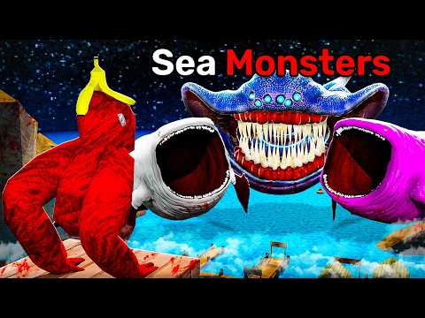 Survivng EVERY Sea MONSTER in Gorilla Tag..