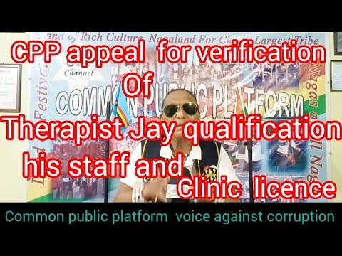 Appeal for verification of Jay certificate and licence to law enforcement and concern authority