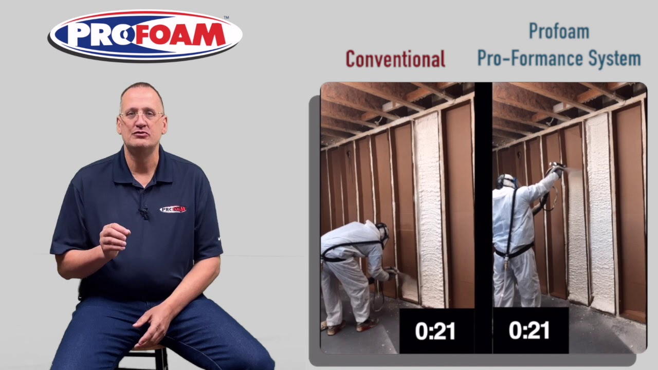 See the Profoam Pro-Formance System: Learn How to Spray Foam over 30% Faster
