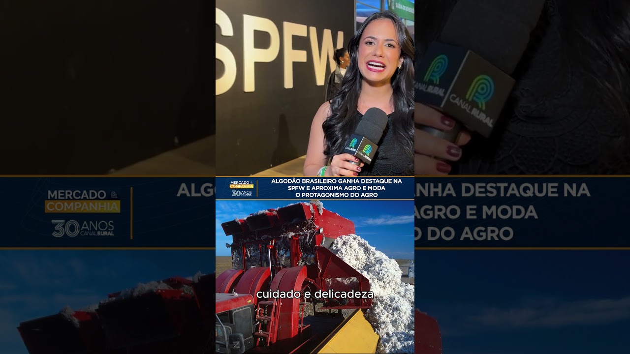 Algodão brasileiro ganha destaque na SPFW e aproxima agro e moda