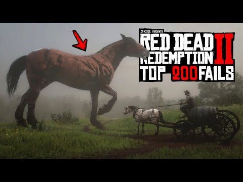 TOP 200 FUNNIEST FAILS In Red Dead Redemption 2