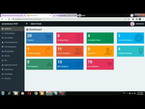 Ecommerce Website in PHP download  || Ecommerce Website in PHP MySQL with Source Code ||