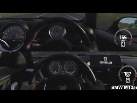 MINI John Cooper Works GP vs BMW M135i drag race (DriveClub)