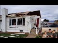 Kids React To A Tornado Aftermath Damage Of Homes Oh Shiitake Mushrooms Flashback
