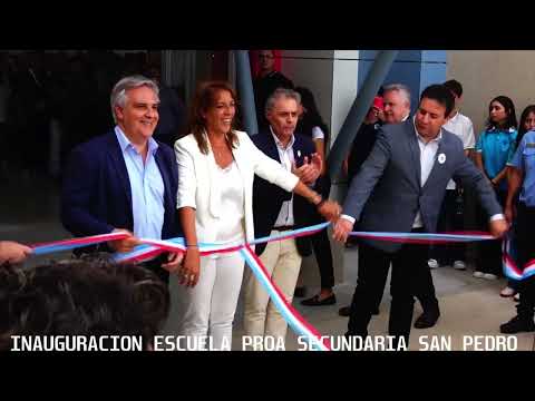 INAUGURACION ESCUELA PROA SAN PEDRO CORDOBA