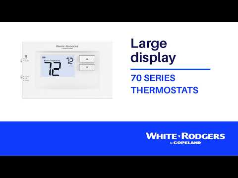 70 Series Thermostat with large display