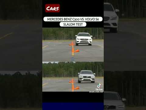 Mercedes Benz C300 vs Volvo S60 MOOSE TEST