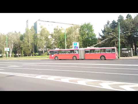 FBW ex Berna #58, pe linia 8, plecand din statie de la Faget, Brasov