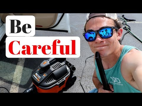 Best Car Detailing Vacuum: Dangers of the 4 Gallon Rigid Shop Vac!
