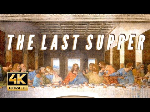 The Last Supper  🖌  by Leonardo da Vinci  |  CLOSE UP ART  |  4k