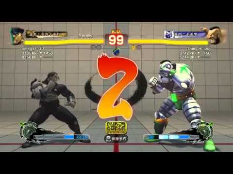 SSF4 AE: omega1113 (M. Bison) VS Tomy Huang (Zangief)