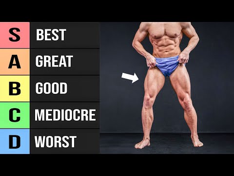22 Leg & Glute Exercises Ranked (Worst to Best!)