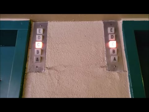 1980s Dover Traditional Hydraulic Elevators - Main Plaza Parking Garage - Sarasota, FL