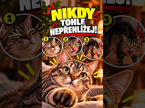 3 KOČIČÍ GESTA, která NESMÍŠ přehlížet! 🐱| #kocky #kočky #zvířata