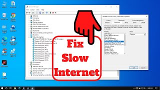 How To Fix Slow Internet Speed in windows 10