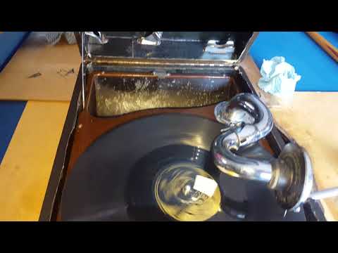 HMV Portable Gramophone Too Fat!