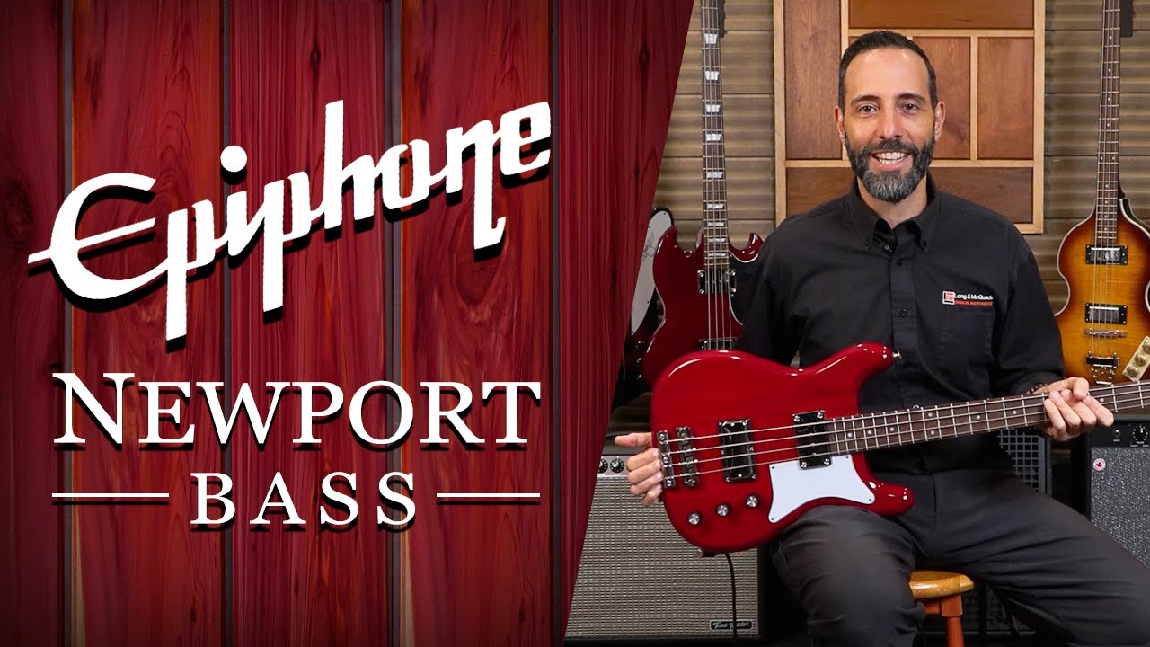 opens link to Epiphone Newport Bass [Product Demo]