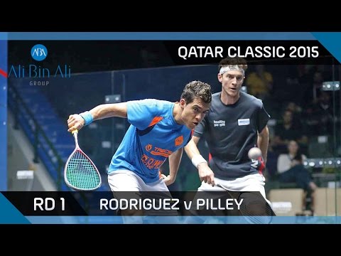 Squash: Qatar Classic 2015 - Men's Rd1 Highlights: Rodriguez v Pilley