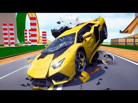 Hyper Cars Ramp Crash Gameplay ️ video | Gameflare.com