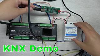 KinCony CO16 ESP32 Board KNX Demo with ETS: DI, DO, Sensor & ADC