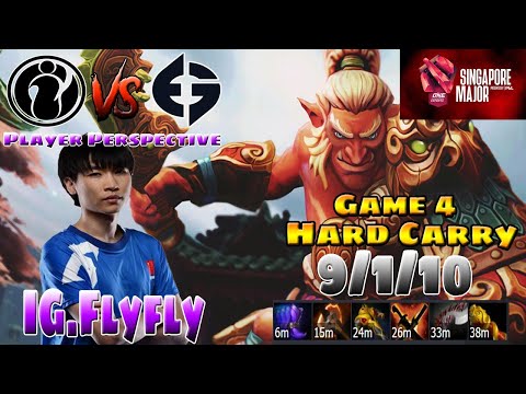 IG.FlyFly (Troll Warlord) / IG vs EG (Game 4)/ Singapore Major