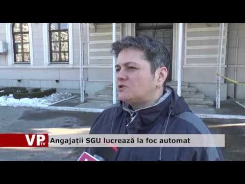 Angajații SGU lucrează la foc automat