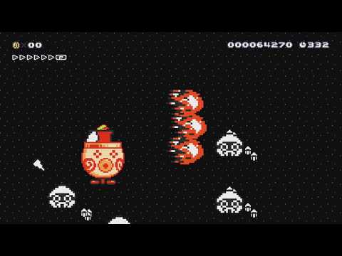 Space Invader Mario by Guscha - Super Mario Maker 2 - No Commentary 1by