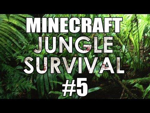 XerainGaming - Minecraft - "Jungle Survival" Part 5: Elephant Sick
