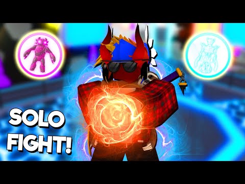 Defeating Frost Entity AND Nightmare Boss *SOLO* (Roblox Super Power Fighting Simulator)