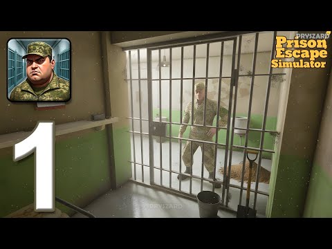 Prison Escape Simulator - Gameplay Walkthrough Part 1 - Prison Jail Escape (iOS, Android)