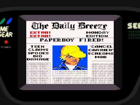 Paperboy 2 Game Gear