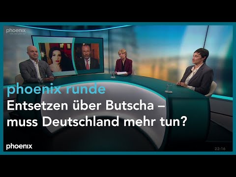 phoenix runde: Entsetzen über Butscha – muss Deutschland mehr tun?