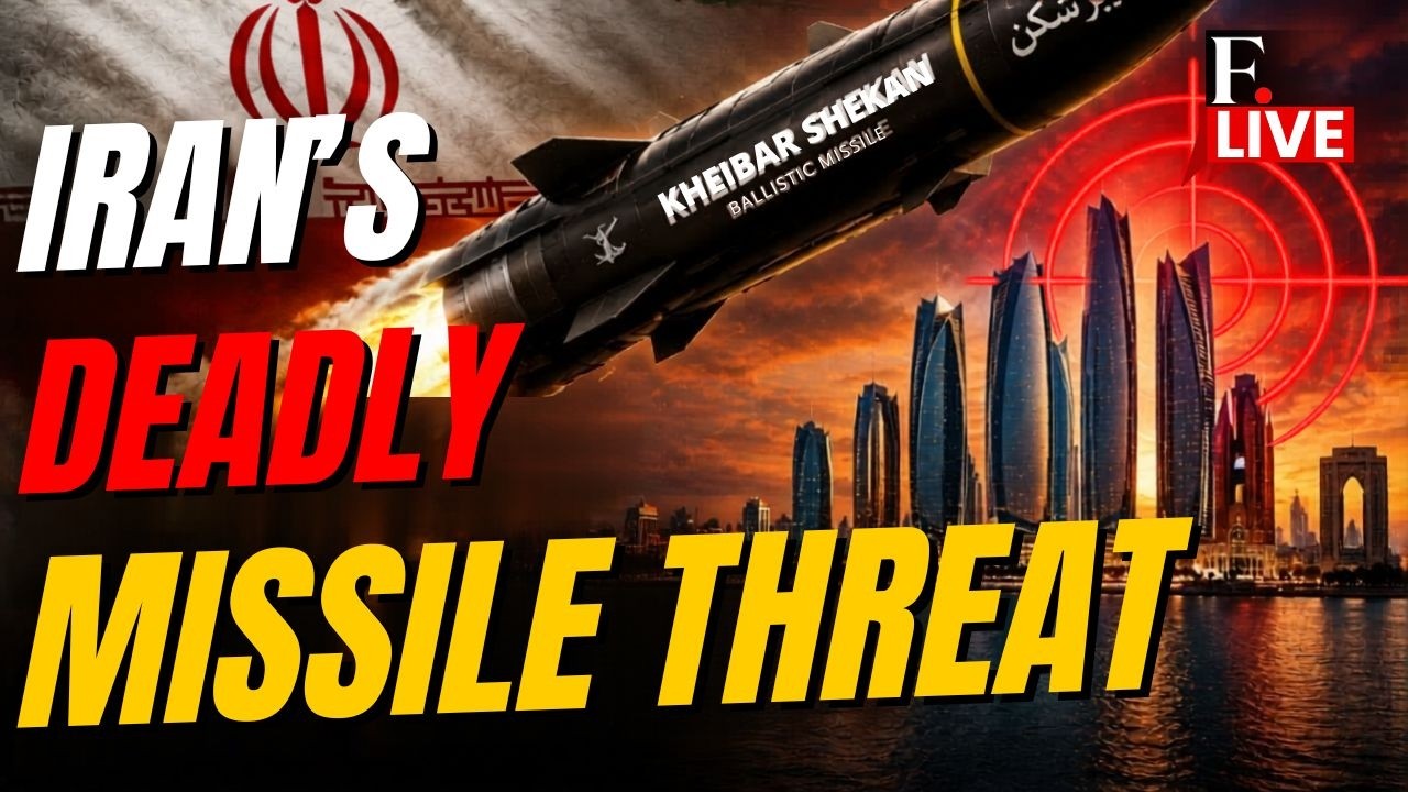 LIVE: Iran's Kheibar Shekan Ballistic Missile Capable of Hitting Riyadh,  Abu Dhabi | US Iran War