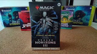 Unboxing Magic The Gathering Modern Horizons III - Eldrazi Incursion - Commander Deck