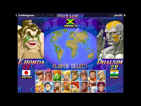 Super Turbo @ Fightmania - nothingness (E. Honda) vs yito2k (Dhalsim) [720p/60fps]