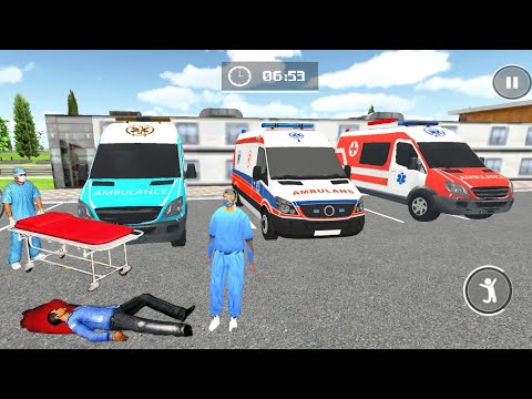Emergency Ambulance Simulator Game: City rescue Simulation e#1 - Android Gameplay
