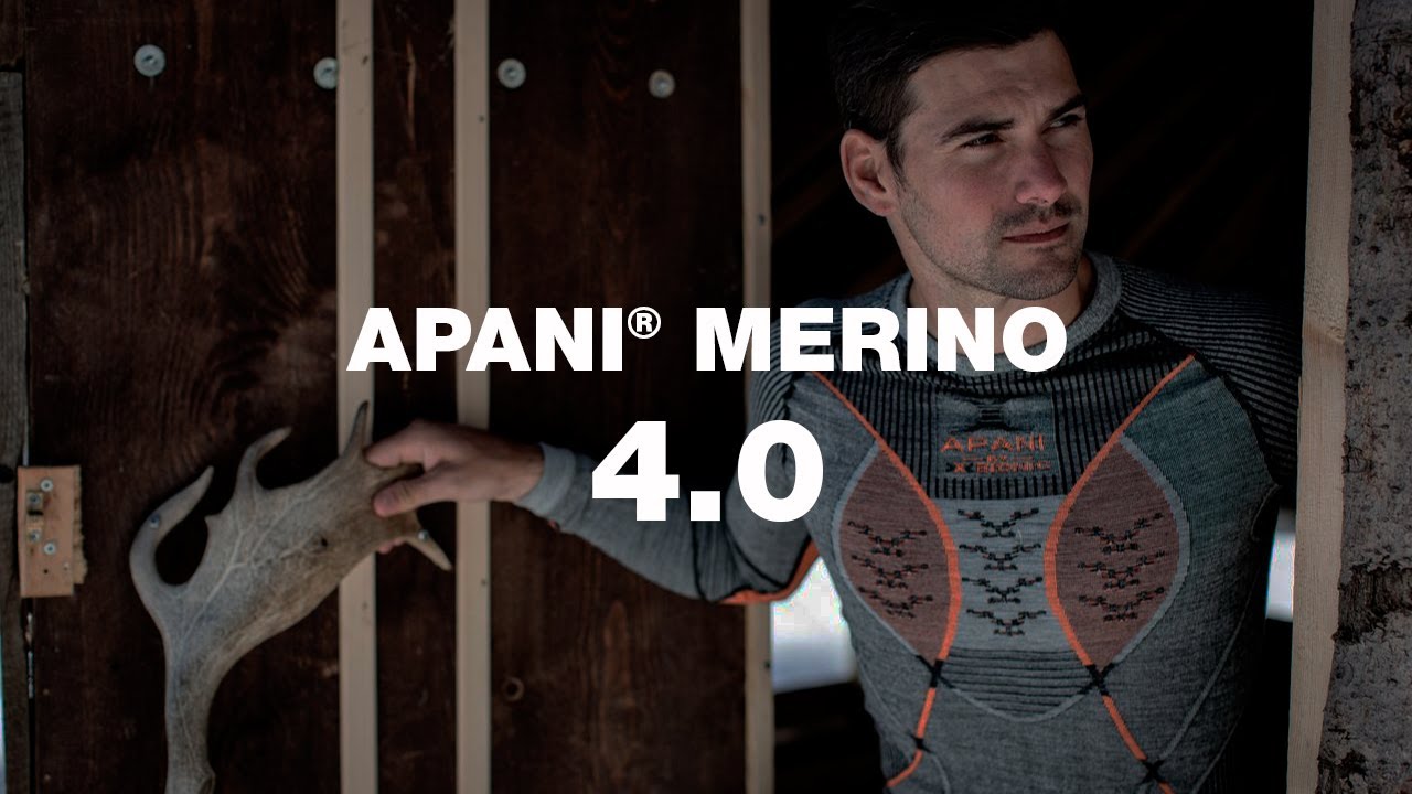 Мужская шерстяная термокофта X-BIONIC® Apani® Merino 4.0