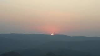 preview picture of video 'Sunset point monsoon palace sajjan garh udaipur rajasthan'